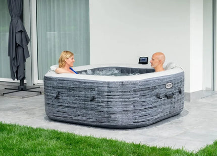 Intex Pure Spa Greystone Deluxe opblaasbare spa - 4 persoons