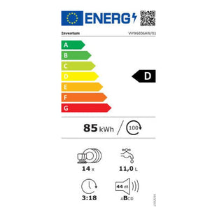 Inventum vaatwasser VVW6036AW - vrijstaand
