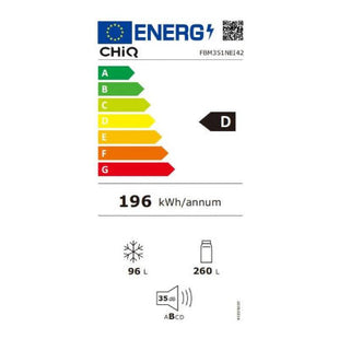 CHiQ koelkast FBM351NEI42 - 356 Liter - No Frost