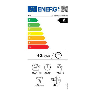 AEG wasmachine LR7384BB2 - 7000 serie - NL/FR