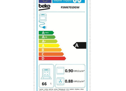 Beko keramisch fornuis FSM67010GW