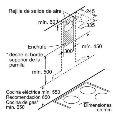 Bosch afzuigkap DWB97CM50 - Serie 6 - Wandschouwkap