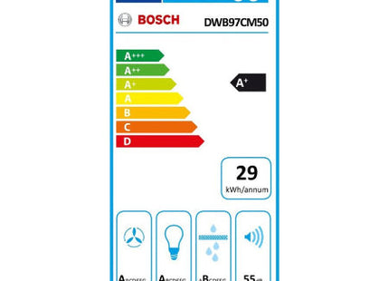 Bosch afzuigkap DWB97CM50 - Serie 6 - Wandschouwkap