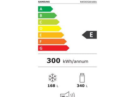 Samsung koelkast RB50DG601EB1 - Extra Breed - Zwart inox