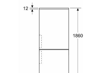 Bosch koelkast KGN36VICT - Serie 4 - RVS