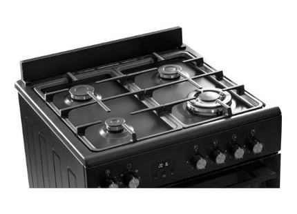 Everglades gasfornuis EVCK6020 - Mat Zwart - 60cm