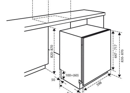 Inventum inbouw vaatwasser IVW6008A - 13 couverts