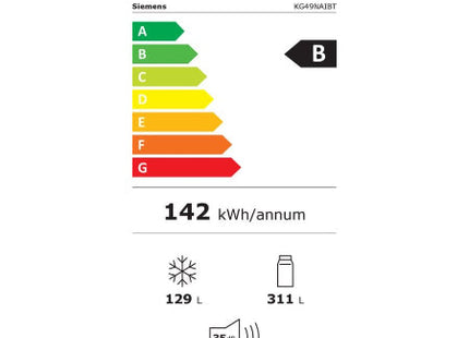 Siemens koelkast KG49NAIBT - iQ500 - RVS