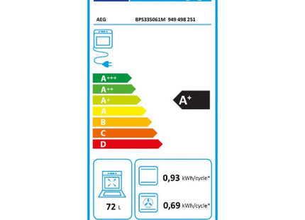 AEG inbouwoven BPS335061M 6000 serie - SurroundCook