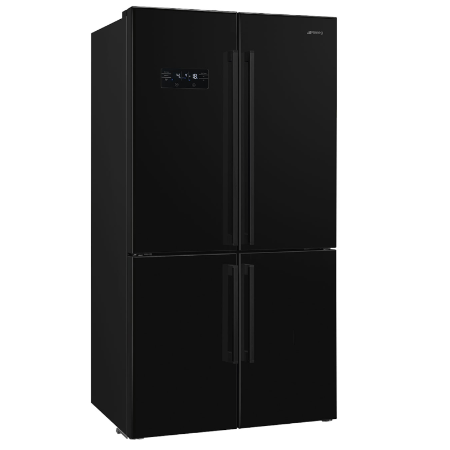 SMEG Amerikaanse koelkast FQ60NDE - No Frost Zwart