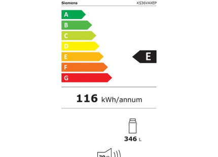 Siemens koelkast KS36VAXEP - iQ500 - Zwart Inox