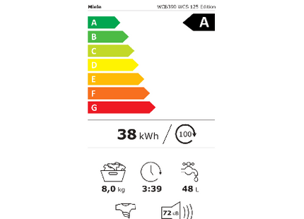 Miele wasmachine WCB 390 WCS - 125 Jaar editie