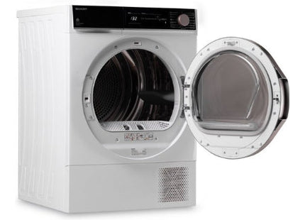 Sharp warmtepompdroger KDNHH9S8GW3BX - 9kg - wit