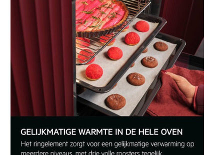 AEG inbouwoven OS6P50WAK - 6000 SenseCook - Zwart