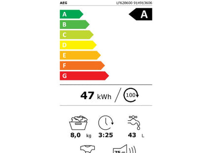 AEG wasmachine LF628600 - 6000 serie - ProSense®