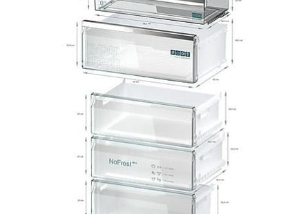 Siemens koelkast KG49NAXCF - 70 cm breed