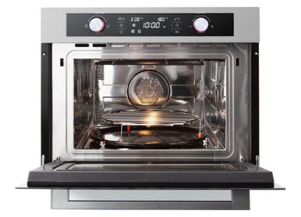 Inventum inbouw combi-oven IMC6044RK - RVS/Zwart