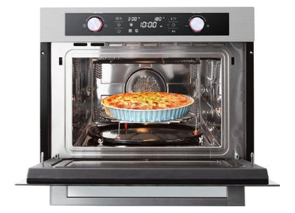 Inventum inbouw combi-oven IMC6044RK - RVS/Zwart