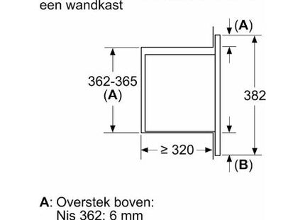 Bosch inbouwmagnetron BFL523MB3 - Serie 2