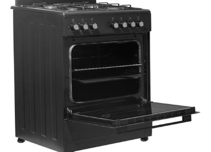 Everglades gasfornuis EVCK6012 - Mat Zwart - 60cm