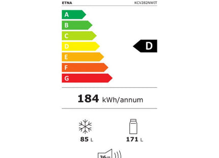 ETNA koelkast KCV282NWIT - Wit - No Frost