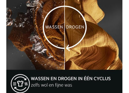 AEG was-droogcombinatie LWR73R842 EcoLine - NL/FR