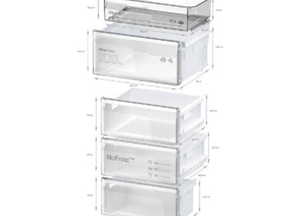 Bosch koelkast KGN362LBF - Serie 4 - RVS look